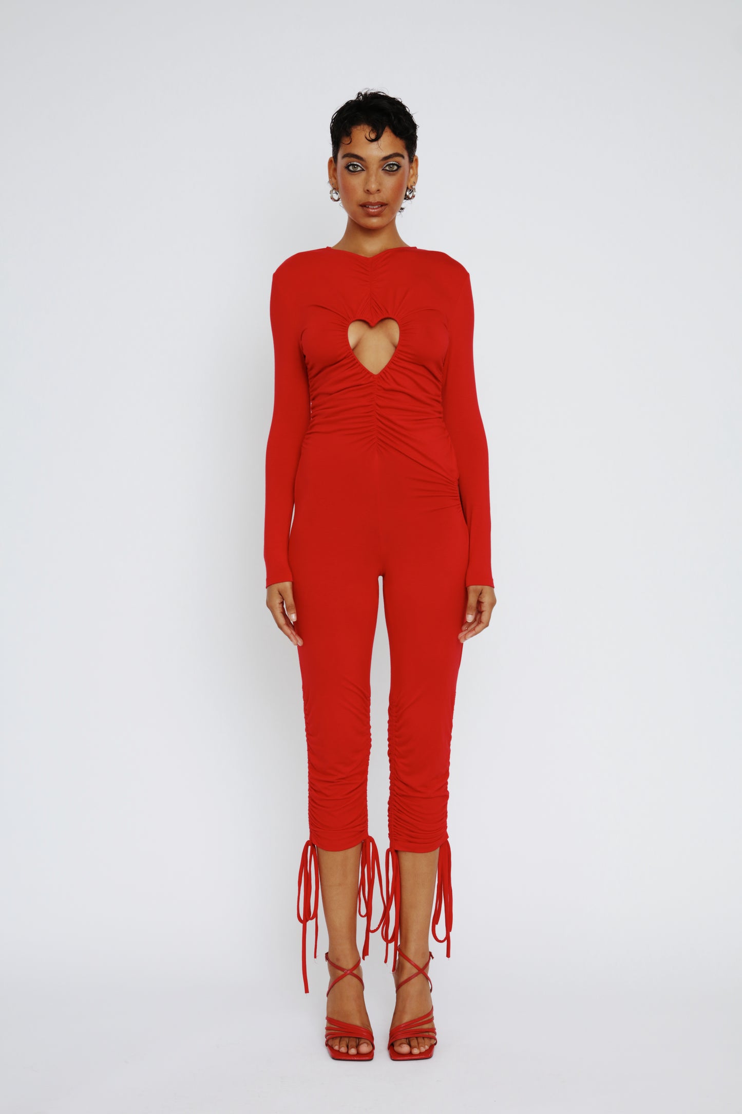 WLGTDWI Heart Cut-Out Jumpsuit