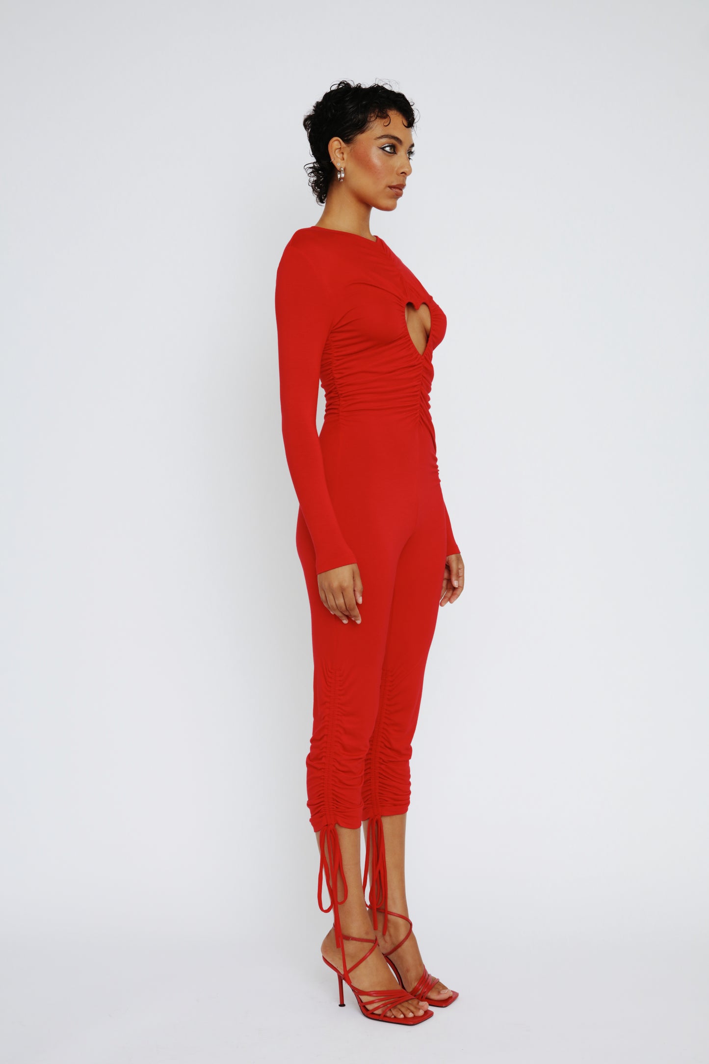 WLGTDWI Heart Cut-Out Jumpsuit