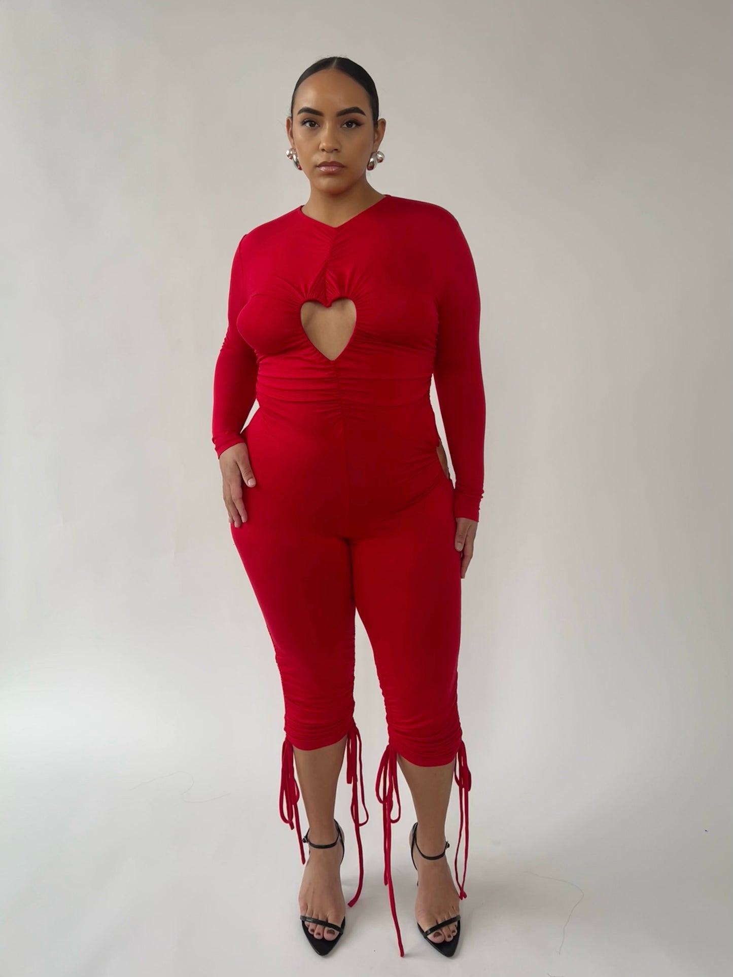 WLGTDWI Heart Cut-Out Jumpsuit