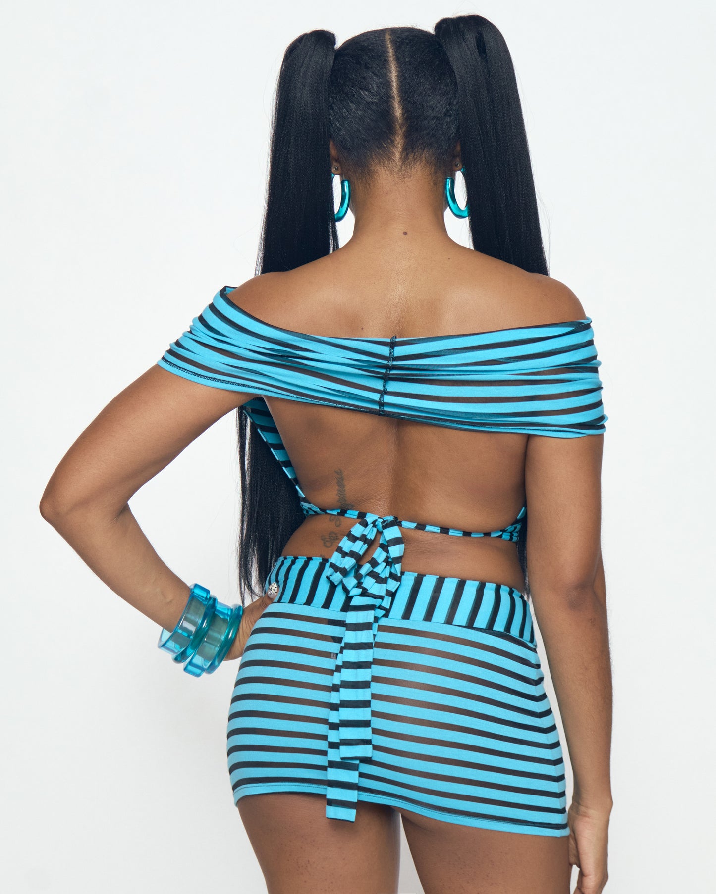 Plunge Multi-Wear Draped Blouse